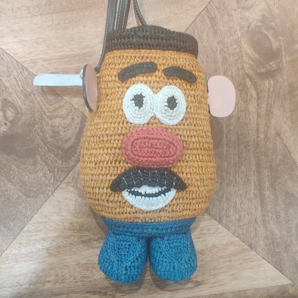 Anya Hindmarch Handbags - Anya Hindmarch Mr.  Potato Head raffia  bag New